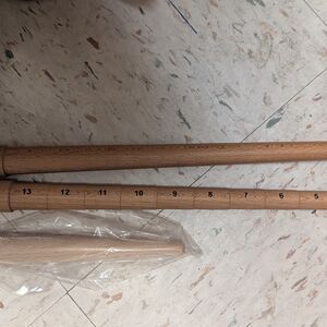Set of wooden ring mandrels, used as a tool for jewelry making and repair